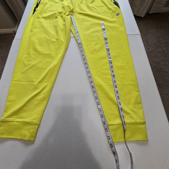 Outerknown Warm-Up Knit Jogger Electric Lime Mid-weight Stretch Men's Size XXL - Picture 7 of 10